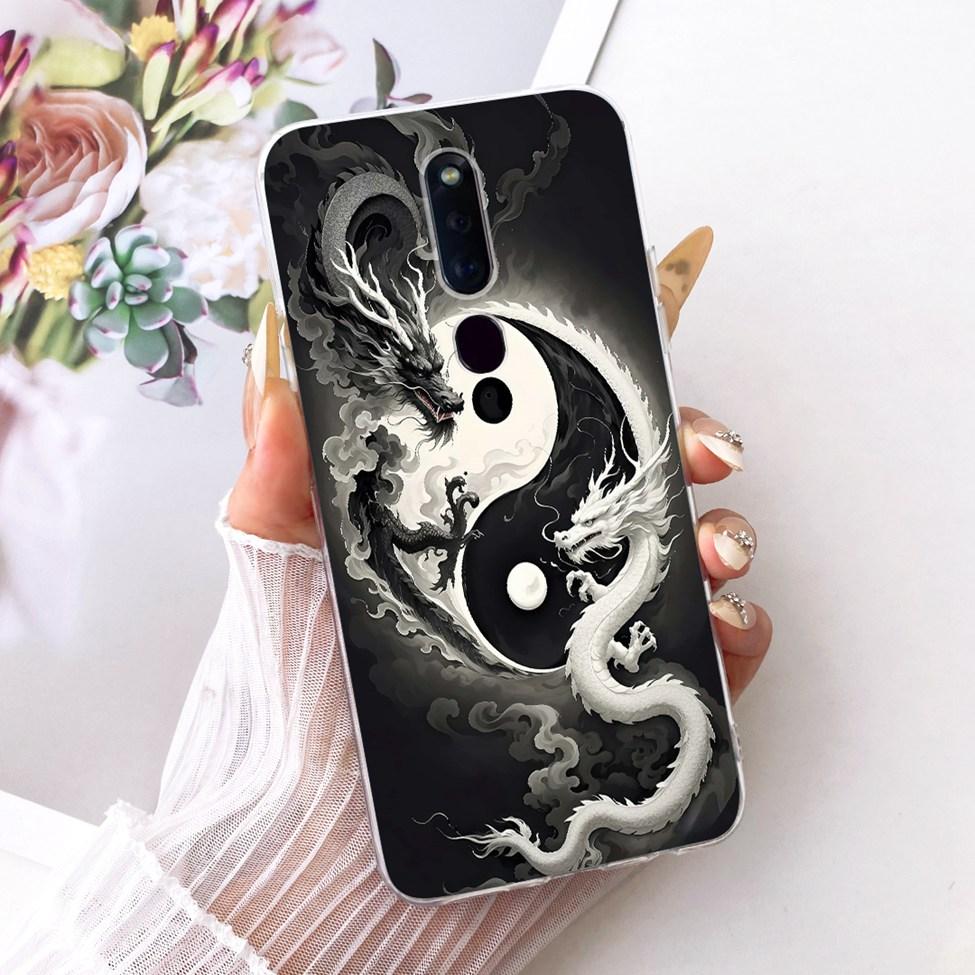 Clear Casing For Oppo F11Pro CPH1969 CPH2209 CPH1987 Phone Case For Oppo F11 Pro Cover Fashion Butterfly Funny Cute Painted
