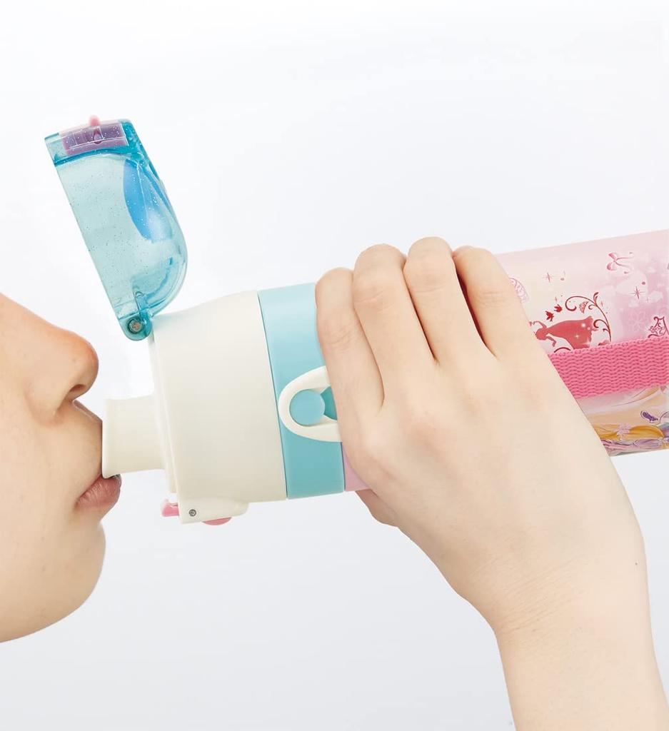 Skater Stainless Steel Kids Water Bottle Direct Drinking 470ml Disney Princess 22 Girls Children's SDC4-A