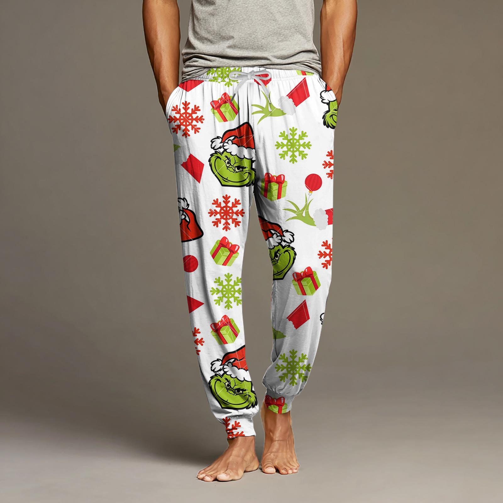 

Мужские повседневные брюки с карманами на кулиске и манжетами, домашние брюки для сна L винный