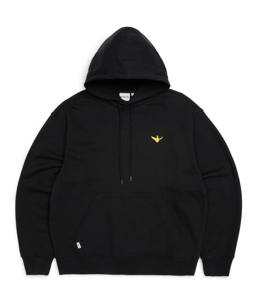 Angel Wappen Sweat Hoodie - Black