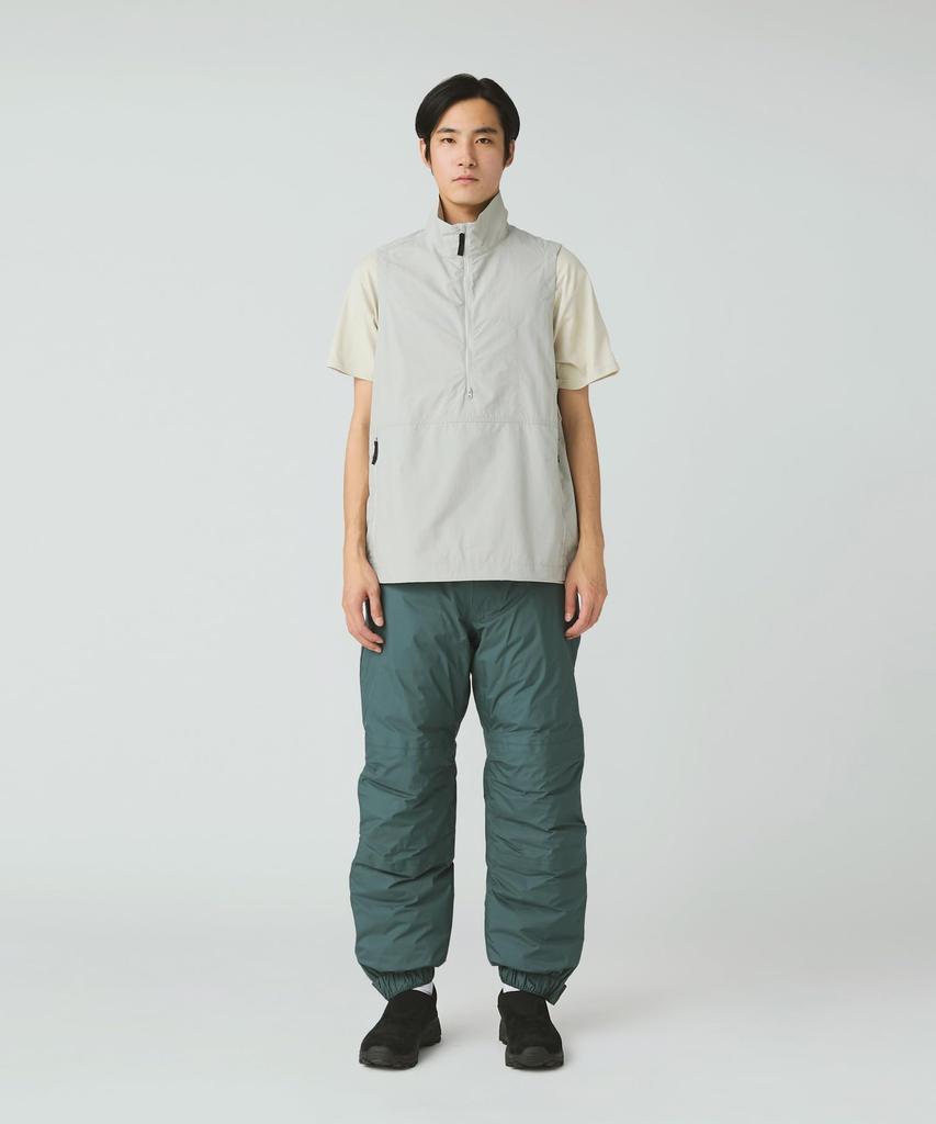 Snow Peak Nylon Tussah Utility Storage Vest and Light Large JK-25AU009, Men's Women's, Grey,