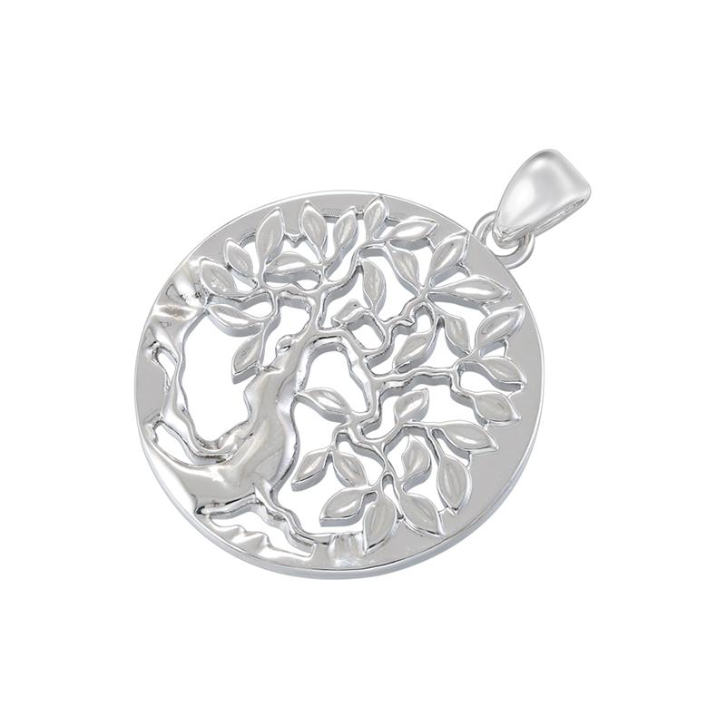 ZHUKOU Copper gold plated Tree of Life Melkaba pendant minimalist unisex vintage accessory:VD1509-VD1512