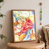 Disney Sorcerer Mickey Oil Painting Art Painting Set Home Wall Decor Handmade Gift