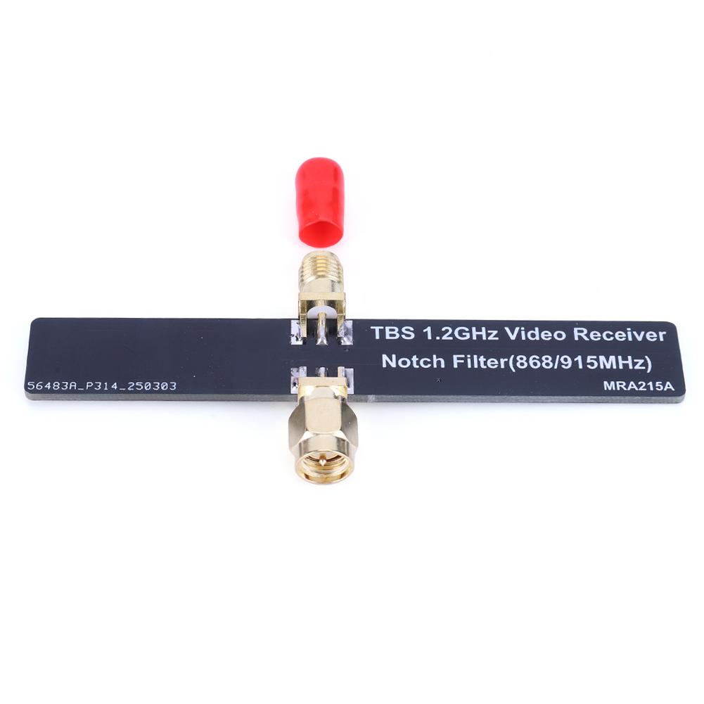 

Смуговий фільтр 868/915 МГц TBS 1,2 ГГц VRX Фільтр для відеоприймачів 1,2-1,3 ГГц чорний