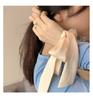 Satin Bow Scrunchie with Long Ribbon Tail for Women - Elegant Hair Tie with Streamer, Silky Hair Scarf for Summer Hairstyles