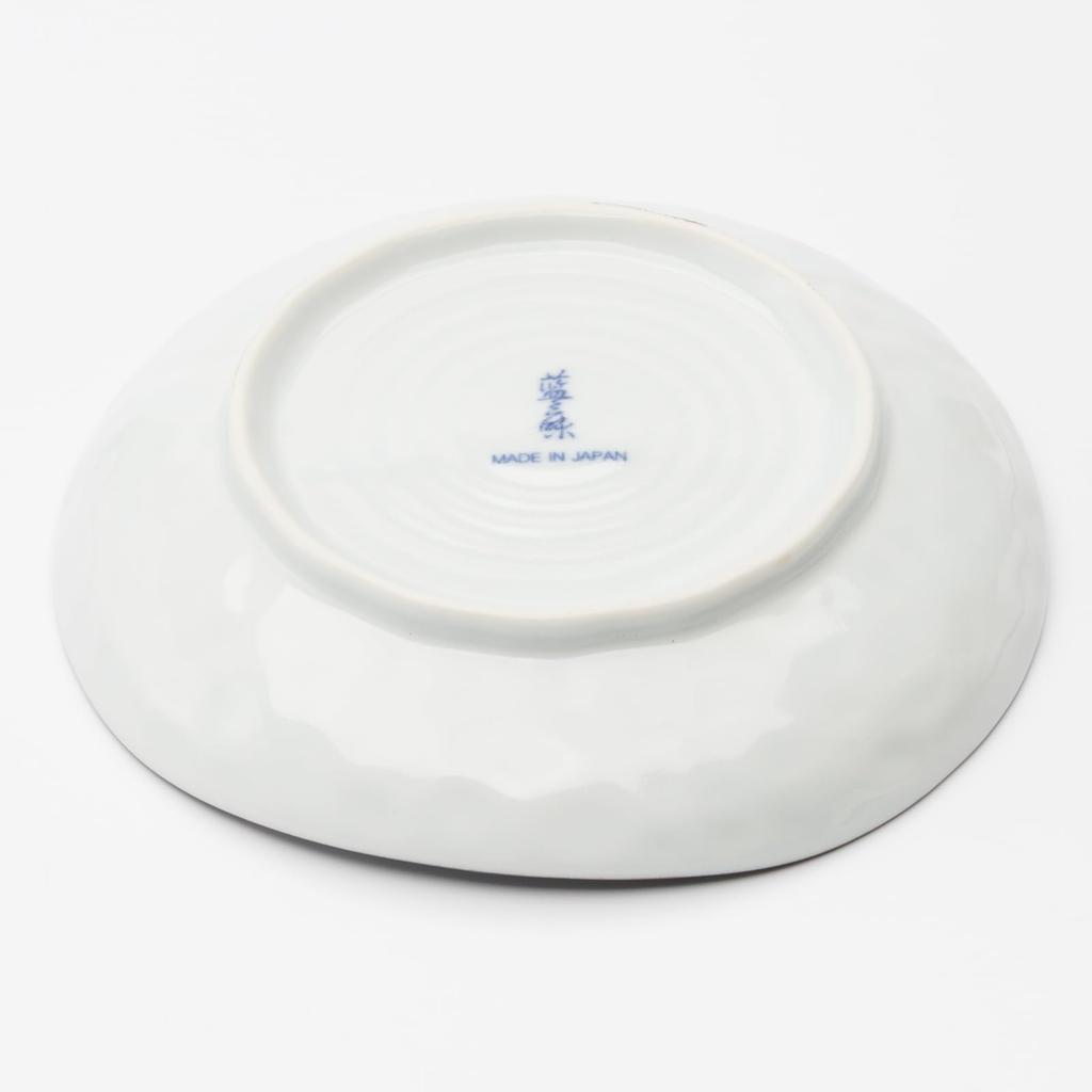 Mino Ware Dinnerware Set of Microwave and Dishwasher Made in Product Number 564612 "Fukisumi Tokusa" 5, 16.5cm Diameter, Safe, Japan,