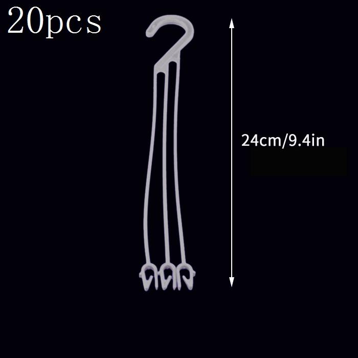 10/20Pcs Plastic Hanging Basket Hooks Hanging Planter Holder Flower Pot Hangers For Planters Bird Feeders Small Flower Pots Set