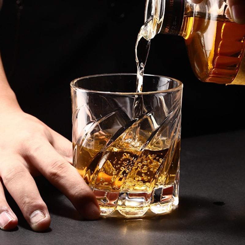 260ml/285ml/268ml Creative Whiskey Glass Wine Goblet Transparent Cocktail Glass Water Bottle Premium Wine Glass Bar Accessories