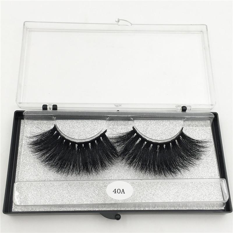 RED SIREN 1 Paar Wimpern Großhandel 100% Nerzhaar Falsche Wimpern Handgemacht 25mm Wimpern Dramatisch Dick Lang 3D Nerz Wimpern Make-up