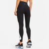 Nike Swoosh Run Colorblock Logo Running Tights Women Bottoms Black DA1146-010