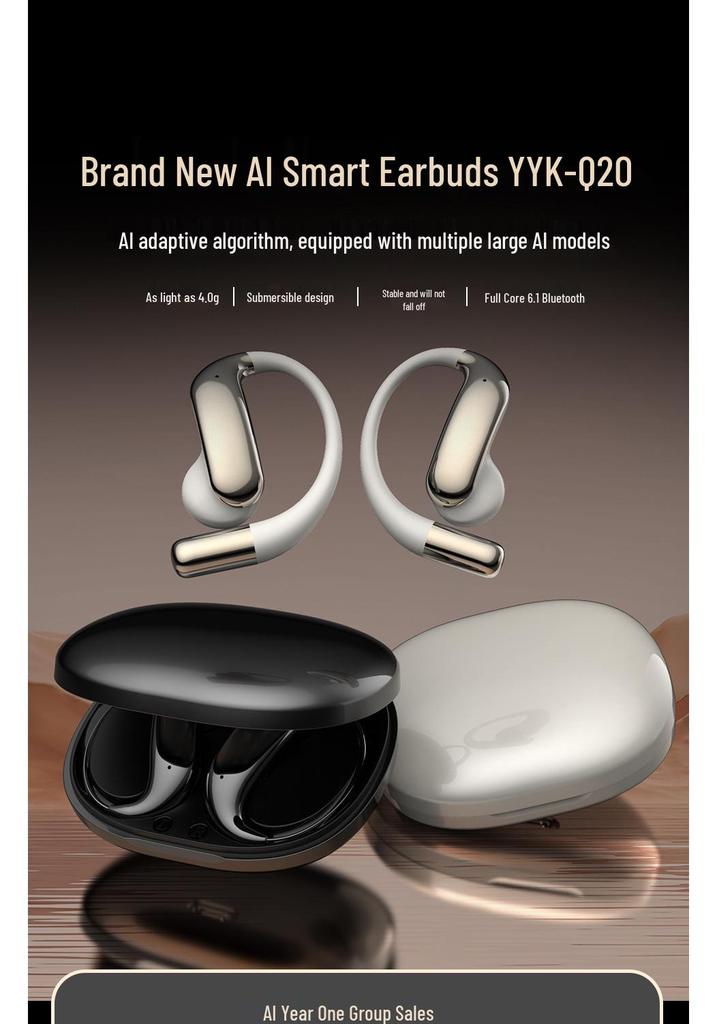 2026 Open-Ear Sports Bluetooth Earphones with Long Battery Life