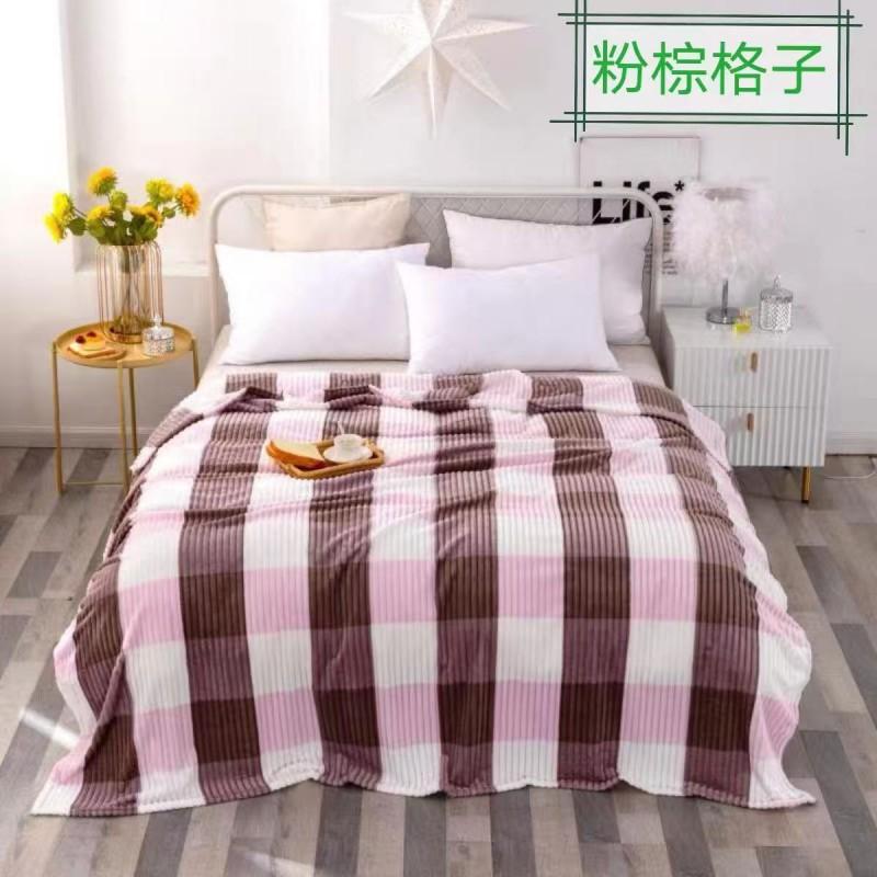 Flannel Blanket Soft Warm Throw Nap Air Conditioner Multi-use Gift