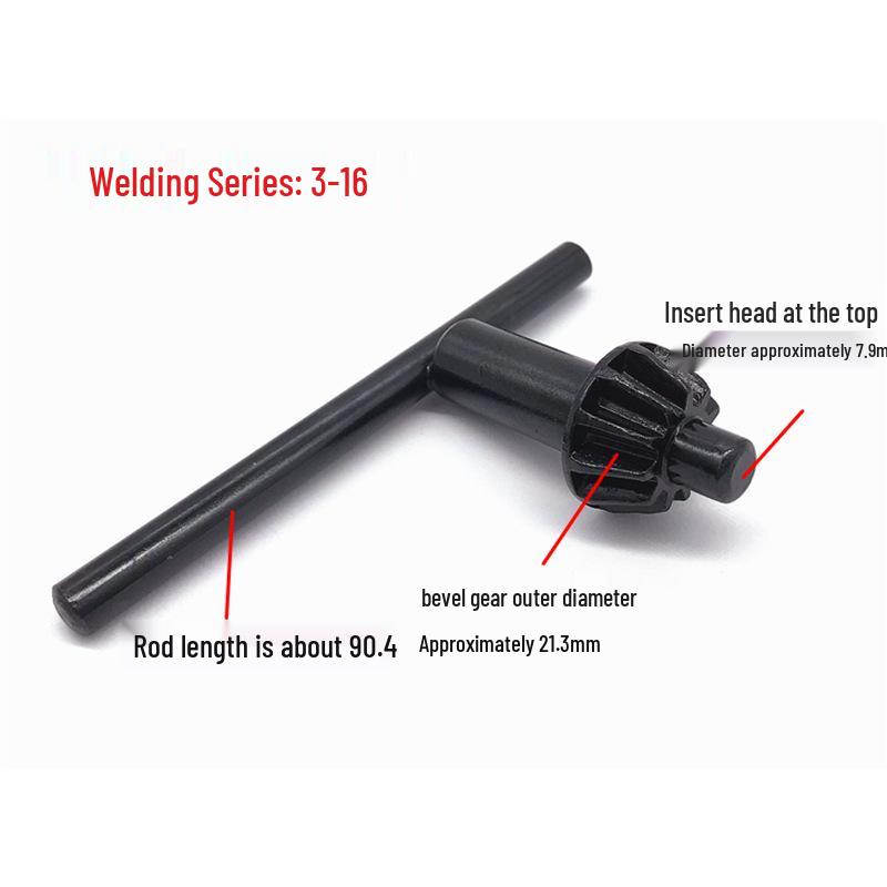 Electric Drill Chuck Wrench Key Set: Sizes 0.6-6, 1.5-10, 1.5-13, 3-16, 5-20