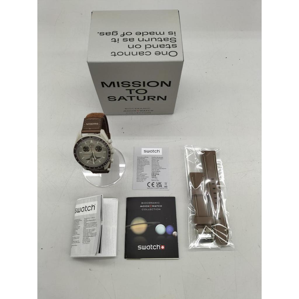 Used OMEGASWATCH MISSION TO SATURN Omega Swatch Quartz Saturn Accessories Available