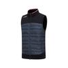 Color Block Stand Collar Zipper Sleeveless Vest Men Vests SA2269PV21T-BL167