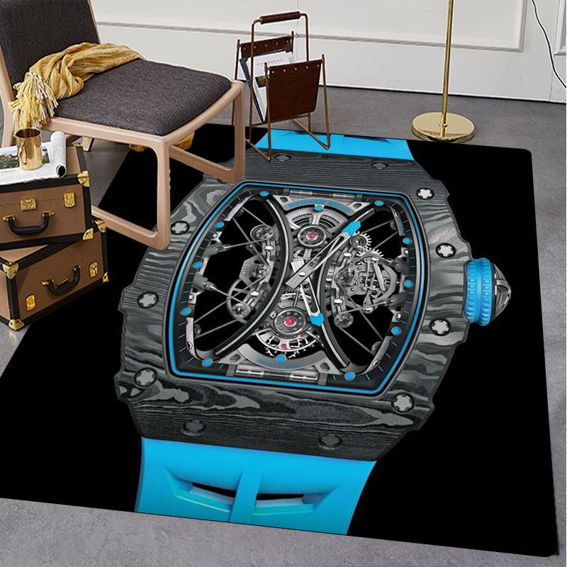 Swiss watch R-Richard Miller printed carpet high-end watch dial floor mat living room sofa room decorative art rugs