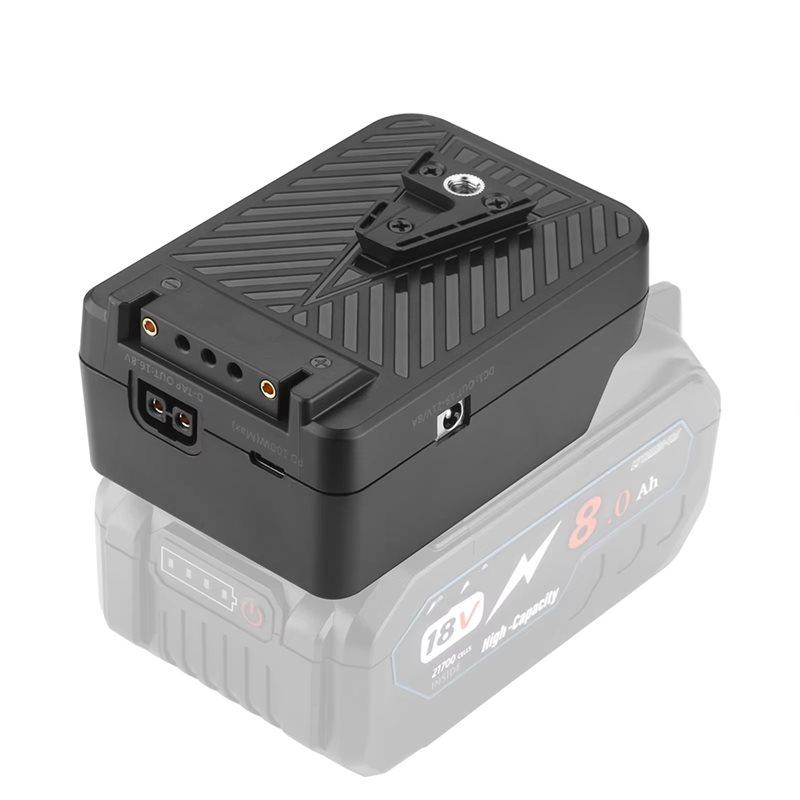 Premium-For 18V Battery Plate Converter To V Mount Sturdy PD100W Fast Charging Multi Purpose Efficient Lights