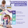 Scatola Gioco Magnetica Vestiti, Astronauta da Vestire, Promuove Abilità Motorie+Fantasia, Ideale per Casa e Viaggio Gioco per Bambini Dai 3 Anni