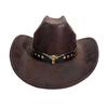 Western European And American Cowboy Hats, Retro Bull Head Accessories, Ethnic Style Jazz Hats, Sunshade And Sunscreen, Cowboy Top Hats