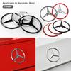 3d ABS Black Rear Trunk Star Logo For Mercedes Benz W203 W204 W205 W212 W213 W176 W177 W222 W223 W117 W246 X156 X253 W167 H247