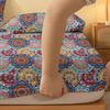 Bohemian 1 Patterned Frosted Bedsheet, Bedroom Printed Bedspread, Bedding Excluding Pillowcases