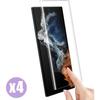 [4 Pieces] Tempered Glass for Samsung Galaxy S22 Ultra, Full Coverage Transparent Screen Protector