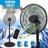 Remote Control Oscillating Floor Fan - Energy-Saving, Powerful Wind, Timer, Suitable for Dormitory & Bedroom