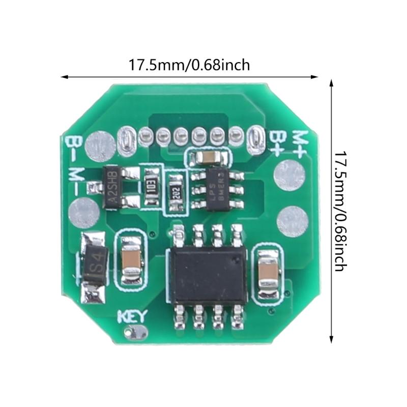 Compactly Flashlight Driver Board Type C LED Driver Board For DIY Flashlights With Overcharge Protections 3.7-4.2V Input