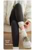 Plus-Size Fleece-Lined Shark Pants: High-Waisted, Thick, and Warm Yoga Leggings for Autumn/Winter 2025