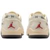 Air Jordan Who Decides War X  Jordan Flight Court The World Is Your Court - Crèpe Women Sneakers Cream Coconut-Milk Varsity-Red HQ2958-100
