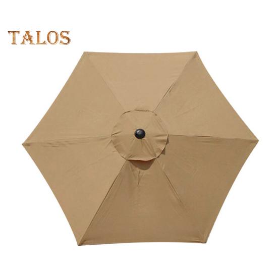 200/300CM Umbrella Replacement Canopy Waterproof Outdoor Garden Patio Backyard Market Umbrella Top Replacement Fabric Sunshade Cloth Parasol Cover