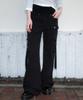 ROSEFRANTZ Cargo Slim Bootcut Pants [Black]