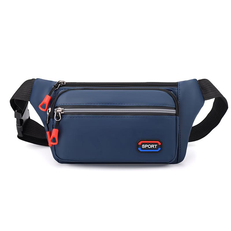 

Многофункциональная поясная сумка мужская нагрудная сумка для отдыха на природе портмоне спортивная сумка через плечо синий