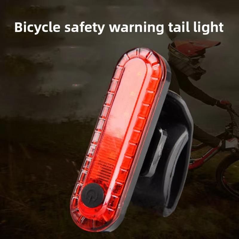 Rear Bike Tail Light USB Rechargeable Ultra Bright Taillights Fit On Bicycle Easy To Install for Cycling Safety Bicycle Light