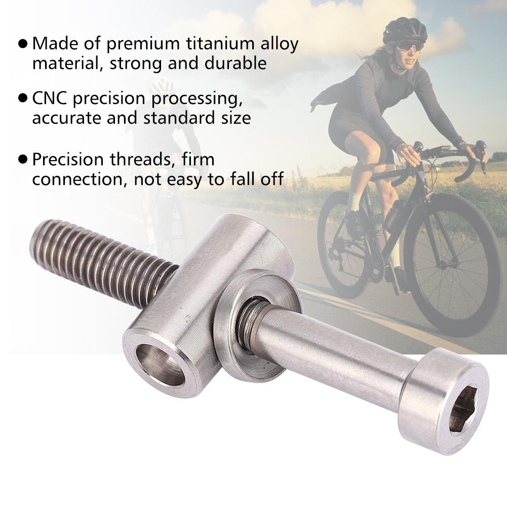 M5x303540mm Lega di Titanio Bullone di Fissaggio Reggisella Bicicletta Vite a Testa Tonda (Titanio M5x40)