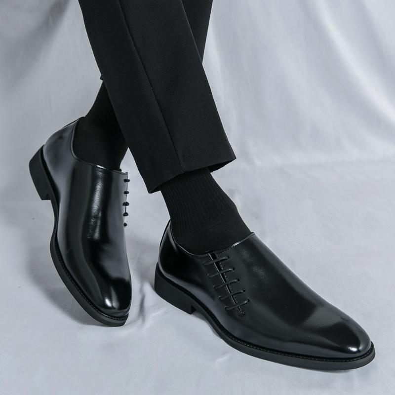 Leather Shoes Man Casual Loafers Luxury Design Slip on Male Dress Shoes Leisure Style Big Size Good Wear-resistant Sole
