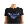 Emporio Armani Slim Fit Round Neck Short Sleeve T-Shirt Women tops Black EW000896-AF12571-UC001