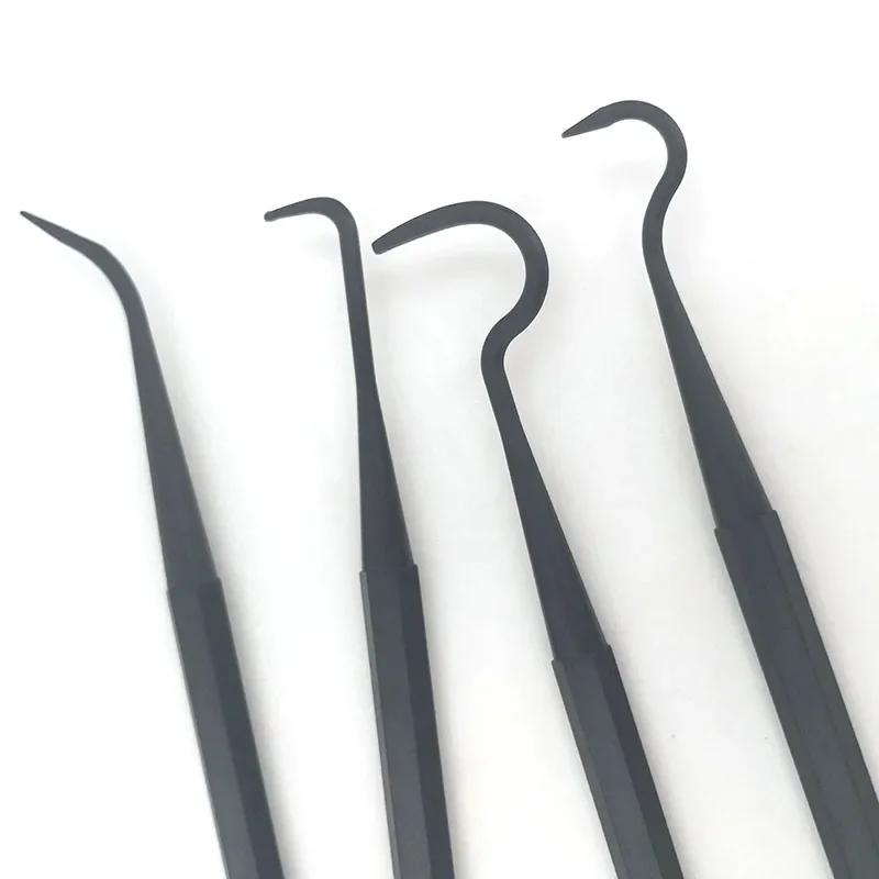 Mehrzweck-Reinigungswerkzeug für die Autopflege, Zubehör, Drahtbürsten und 4 Nylon-Picks, Pick- und Bürsten-Set 3, doppelköpfig, fertig