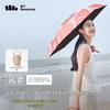 Jiaoxia 5-Fold Black Glue UV Protection Compact Umbrella