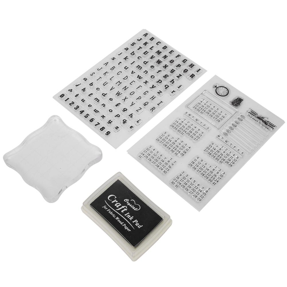 Transparent Clear Silicone Stamp  Hand Account Scrapbook Photo Album Decorative Calendar