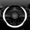 For Mazda 3 5 6 SKYACTIV Axela Atenza CX30 CX50 CX5 CX7 CX8 CX9 MX5 RX8 BT50 Suede Leather Car Steering Wheel Cover Accessories