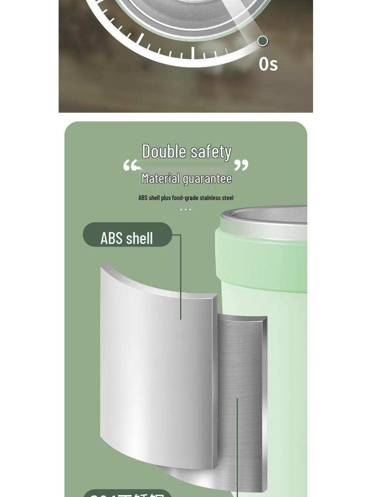 Automatic Stirring Cup with Temperature Display and Removable Magnetic Base for Milkshakes, Coffee, and Flat-Bottomed Cups