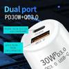 48W PD Car Charger USB Type C Fast Charging Auto Phone Charger Adapter Quick Charger 3.0 for IPhone IPAD Xiaomi Huawei Samsung