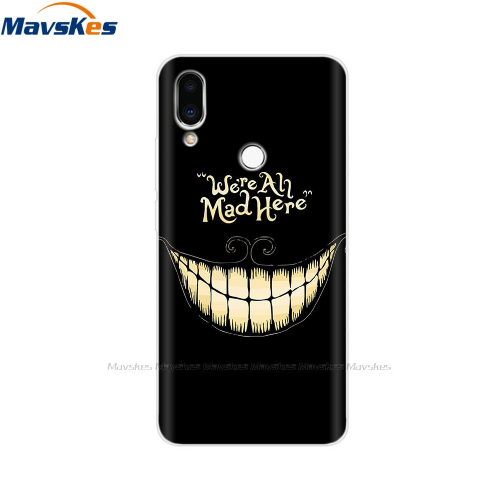 Soft TPU Case for Meizu Note 9 Cat Animal Flower Printed Protective Silicone Covers Phone Shells Bags Bumper for Meizu Note9