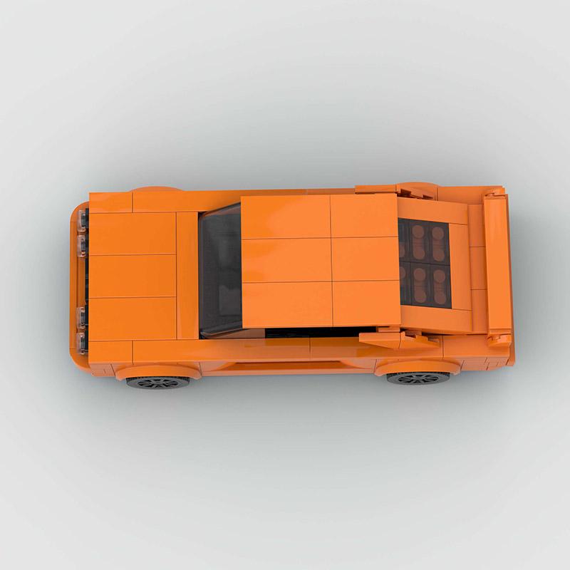 MOC Racer Cars City Sports Vehicle Building Blocks Creative Garage Toys Education Brick Christmas Child Gift