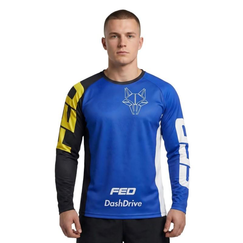 Men Women Cycling Jersey Long Sleeve Quick Dry Motorcycle Downhill Sport T-Shirt Breathable Riding Apparel