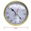 Clock Insert Round Mini 8cm Replacement for Living Room Guest Classroom Arabic Number