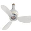 Odnímatelný elektrický ventilátor AC85-265V E27 Šroubovací ústí Ventilátor Přenosný stropní ventilátor Obývací pokoj