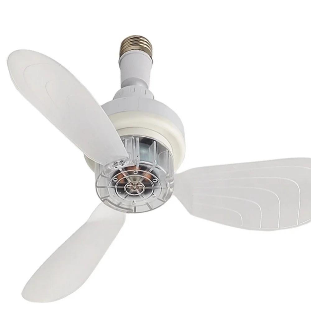 Odnímatelný elektrický ventilátor AC85-265V E27 Šroubovací ústí Ventilátor Přenosný stropní ventilátor Obývací pokoj