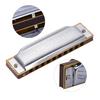 Suzuki 1072 F Folkmaster Standard 10 Hole Diatonic Harmonica Key of F 20 Tone for Beginner Student